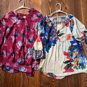 Women's Size Large Spring Summer Blouse Bundle NEW WITH TAGS
